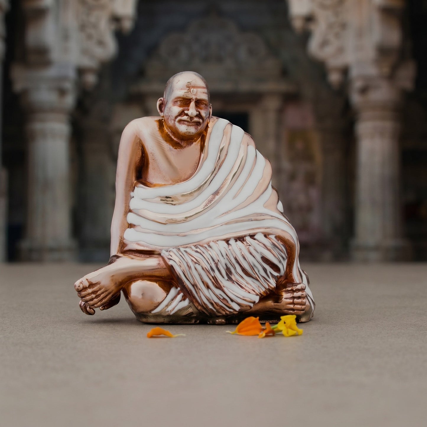 Neem Karoli Baba Idol | Divine Guru Ji Murti for Home, Office & Meditation