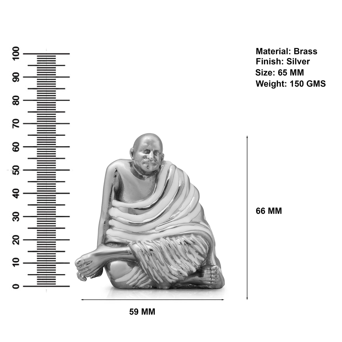 Neem Karoli Baba Idol | Divine Guru Ji Murti for Home, Office & Meditation