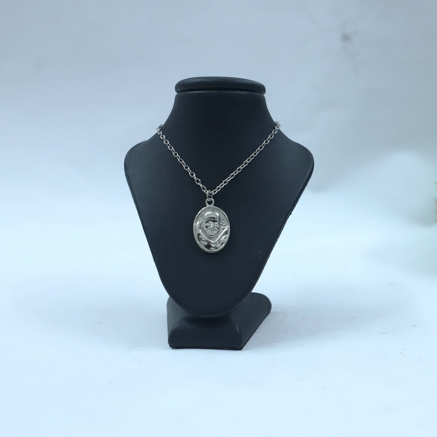 Neem Karoli Baba Blessings Silver Pendant | Guru Ji Locket for Home Puja & Daily Wear