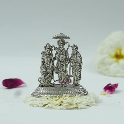 Ram Darbar Idol – Lord Ram, Sita, Lakshman & Hanuman Murti for Pooja & Home Mandir