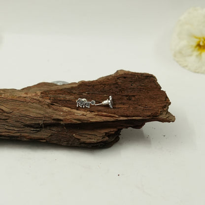 Shiv Shiv (शिव शिव) Stud Earrings | Mahadev Spiritual Name Jewellery