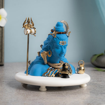 Neelkanth Shiva Idol in Deep Meditation