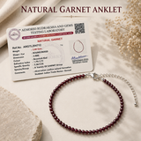 Natural Garnet Anklet