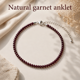 Natural Garnet Anklet