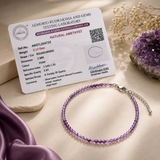 Natural Amethyst Anklet