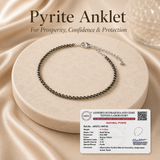 Royal Pyrite Anklet