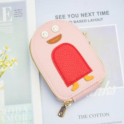 Penguin Leather Card Holder