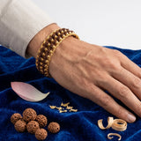 Double Layer Rudraksha Bracelet