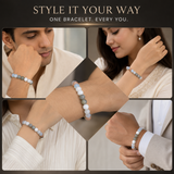 Ruling Number 2 | Crystal Bracelet | Numerology Bracelet - 8mm