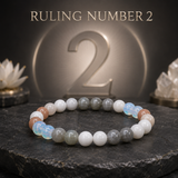 Ruling Number 2 | Crystal Bracelet | Numerology Bracelet - 8mm