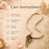 Radha Naam Pendant Tulsi Mala