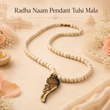 Radha Naam Pendant Tulsi Mala