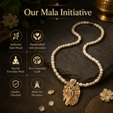 Radha Krishna Pendant Tulsi Mala