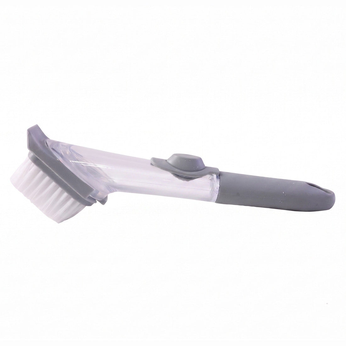 Refillable Soap Dispensing Dish Scrub Brush – Easy Kitchen Cleaning Brush with Built-in Soap Dispenser