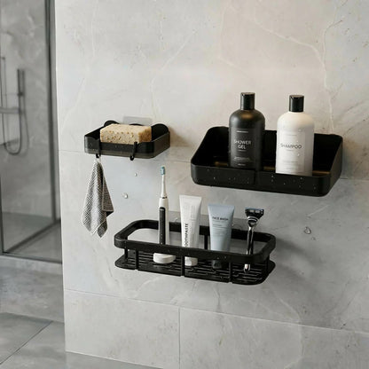 Ultimate Space-Saver Combo: Bathroom & Kitchen Organizer Racks (Set of 2)