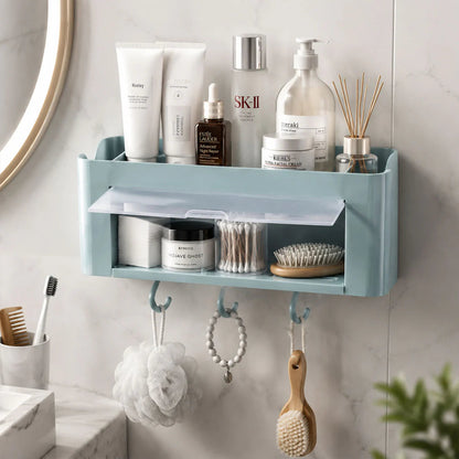 Ultimate Space-Saver Combo: Bathroom & Kitchen Organizer Racks (Set of 2)