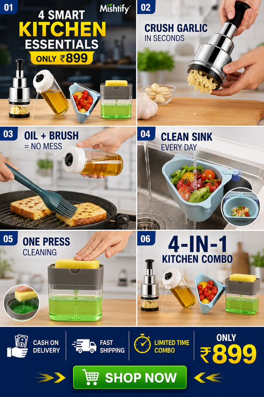 4-in-1 Mega Kitchen Combo - Upgrade Your Kitchen Today!