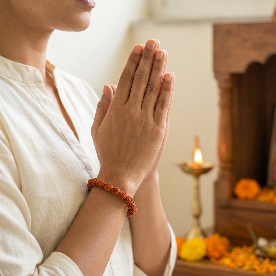 5 Mukhi Rudraksha Bracelet | LAB TESTED