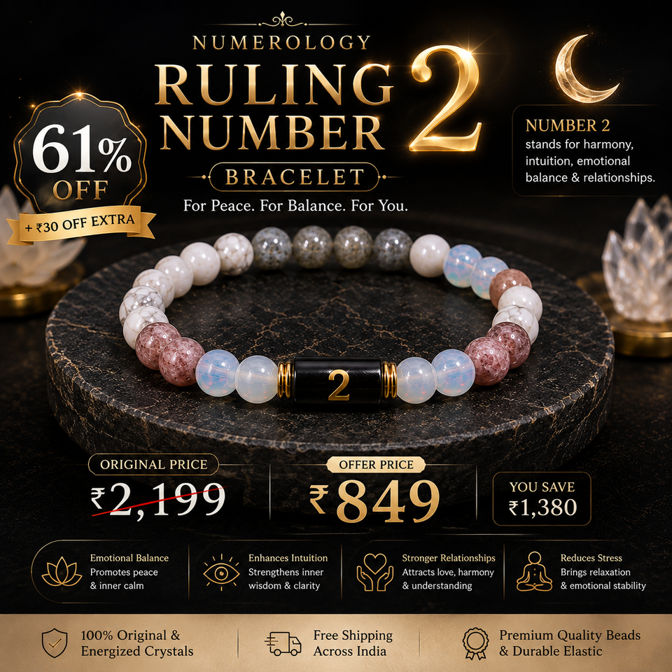 Numero Bracelet – Ruling Number 2 (Moon)