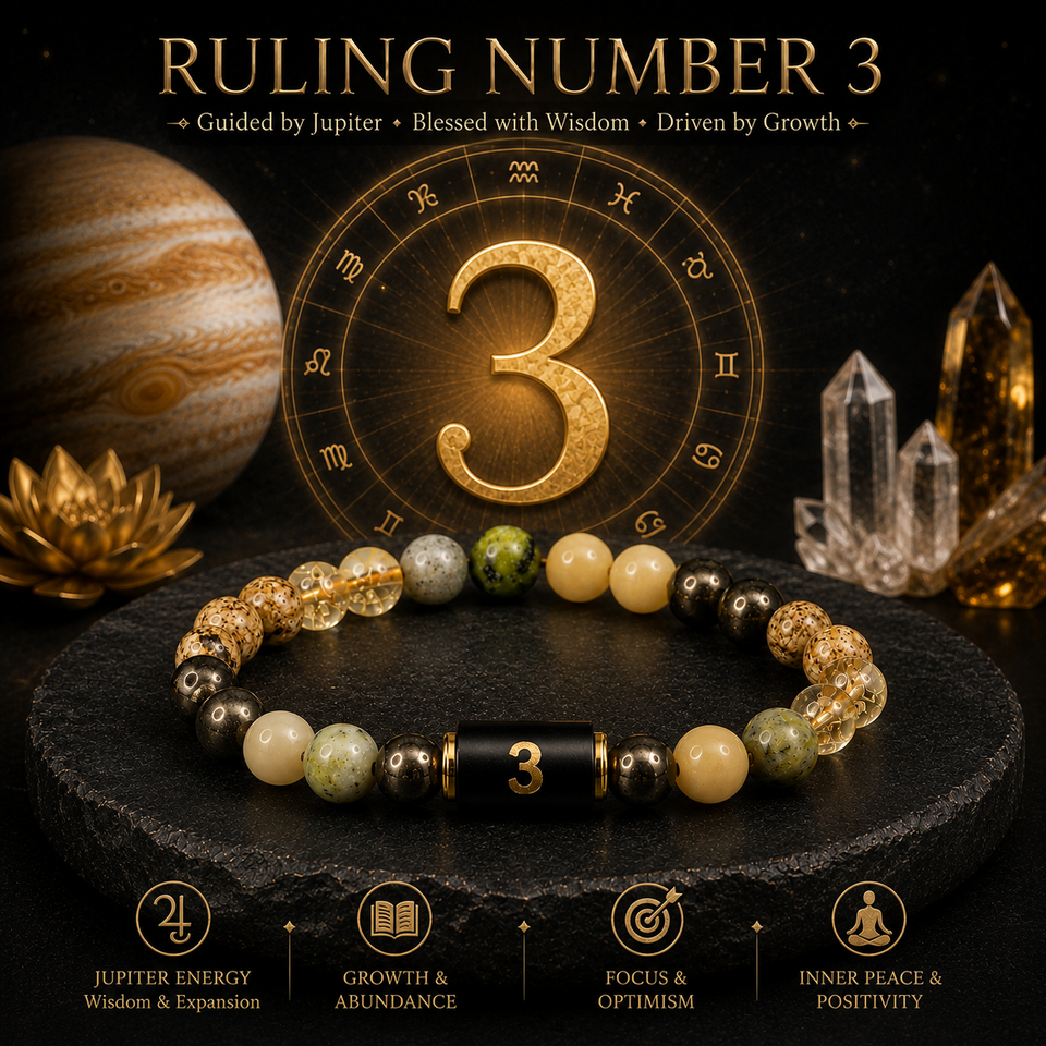 Numero Bracelet – Ruling Number 3 (Jupiter)