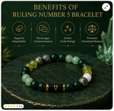 Numero Bracelet – Ruling Number 5 (Mercury)
