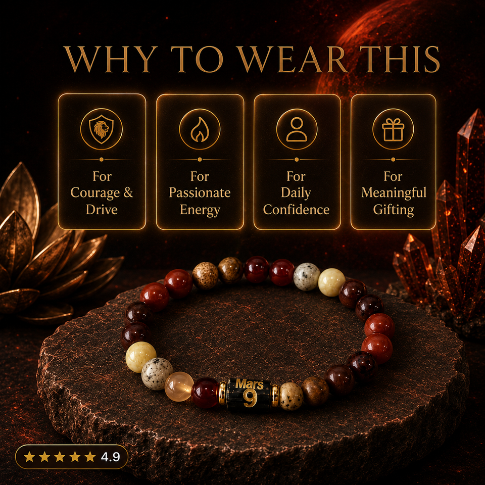 Numero Bracelet – Ruling Number 9 (Mars)