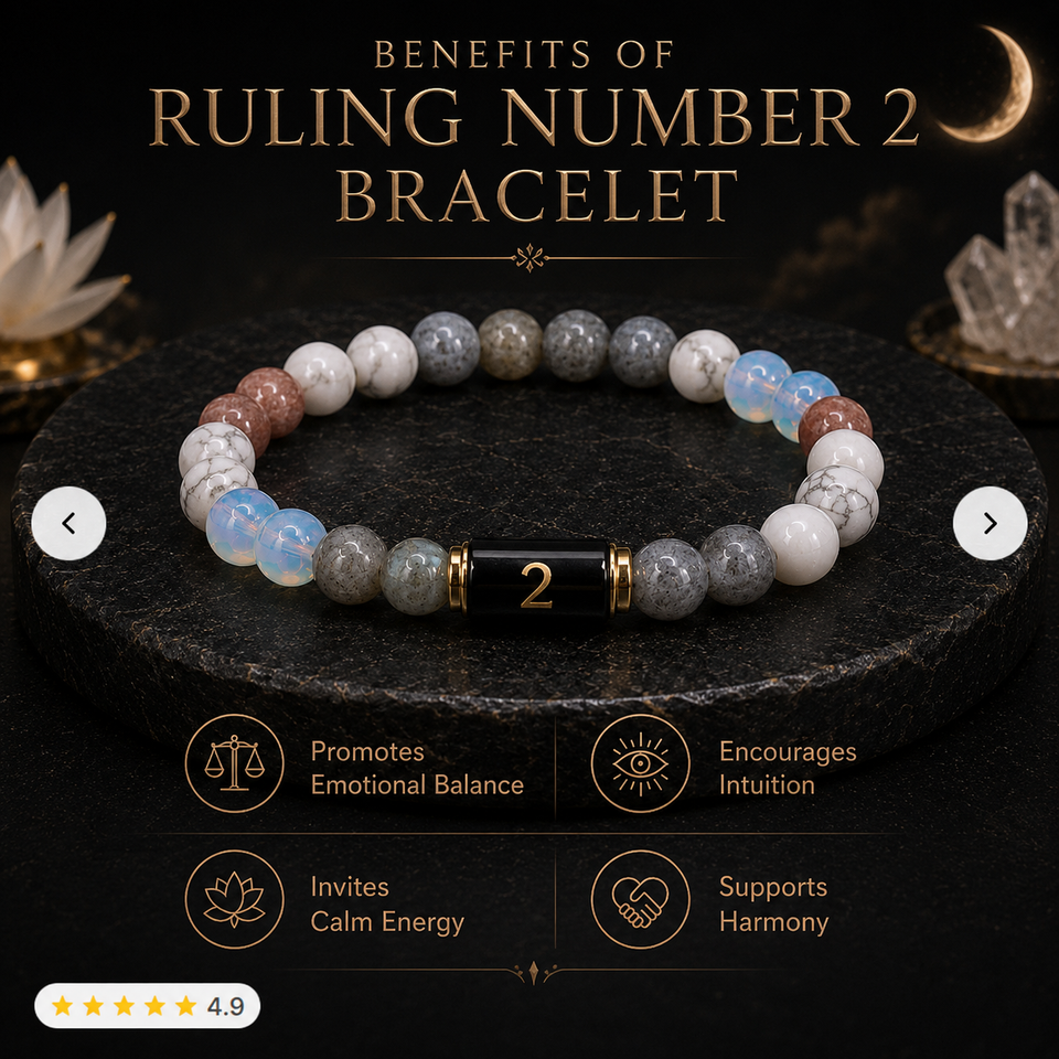 Numero Bracelet – Ruling Number 2 (Moon)