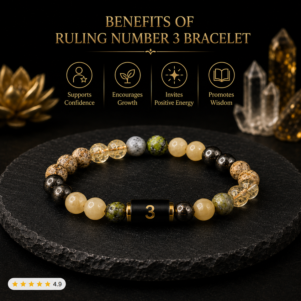Numero Bracelet – Ruling Number 3 (Jupiter)