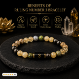 Numero Bracelet – Ruling Number 3 (Jupiter)