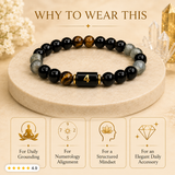 Numero Bracelet – Ruling Number 4 (Rahu)