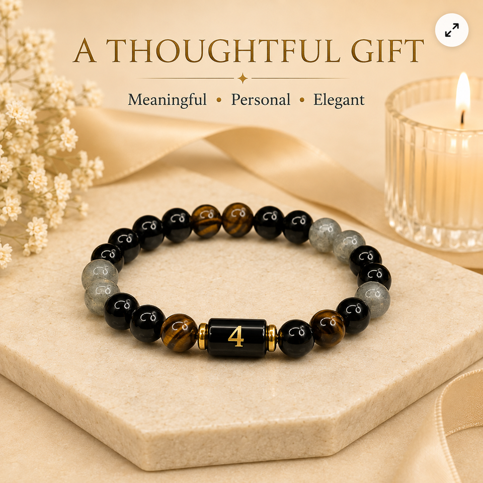 Numero Bracelet – Ruling Number 4 (Rahu)