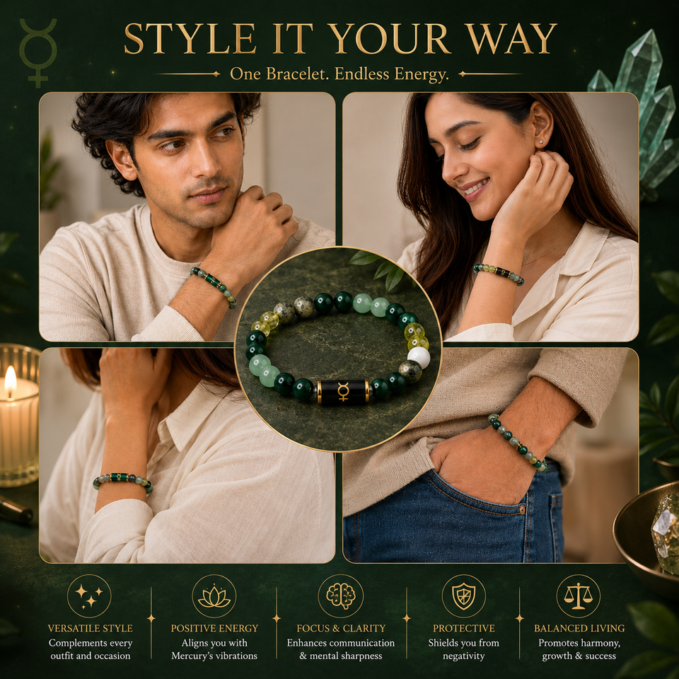 Numero Bracelet – Ruling Number 5 (Mercury)