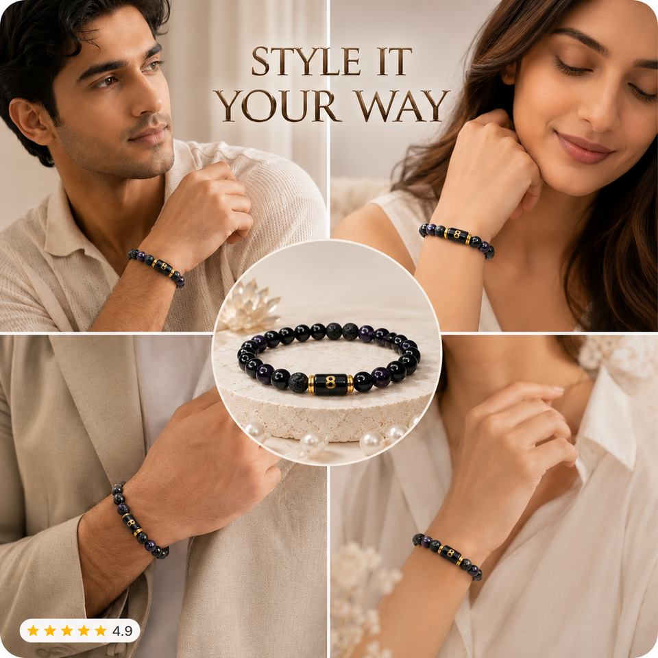Numero Bracelet – Ruling Number 8 (Saturn)