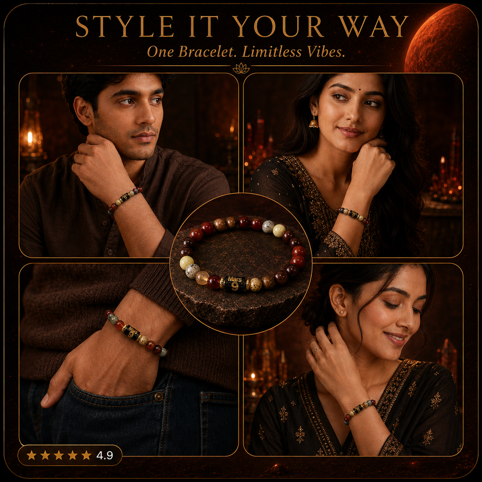 Numero Bracelet – Ruling Number 9 (Mars)