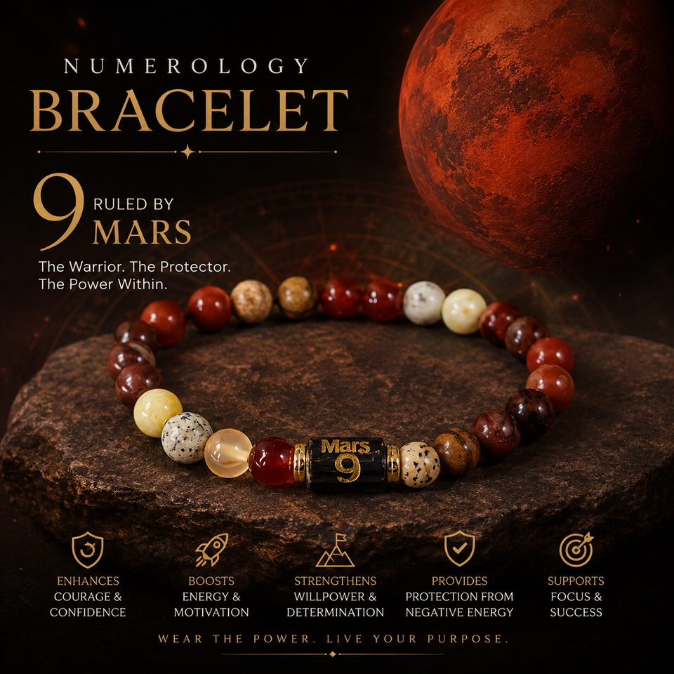 Numero Bracelet – Ruling Number 9 (Mars)