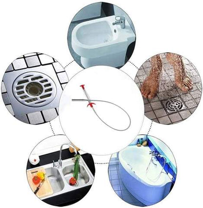 Drainage Block Remover Spring Pipe Cleaner Tool