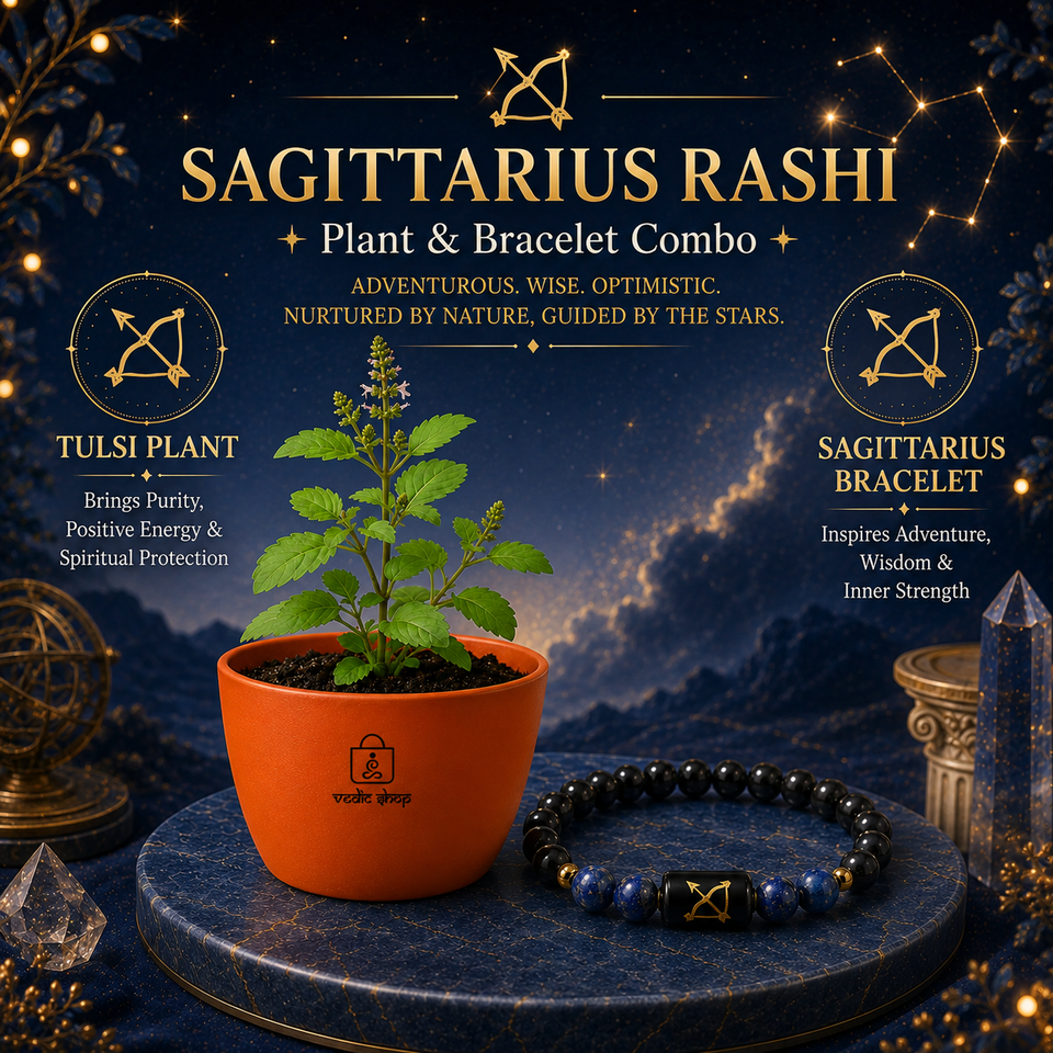 Sagittarius Prosperity & Tulsi Blessings Combo