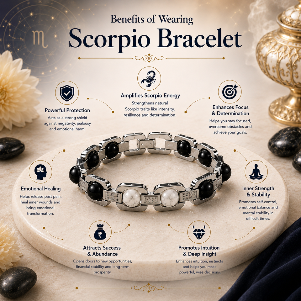 Silver Scorpio Bracelet