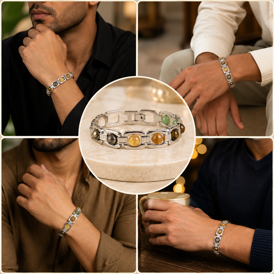 Silver Dhan Yog Bracelet