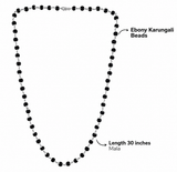 Silver Karungali Mala
