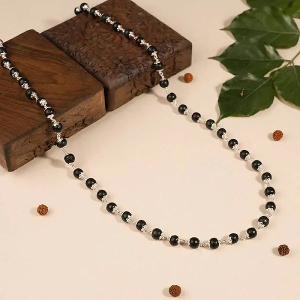 Silver Karungali Mala