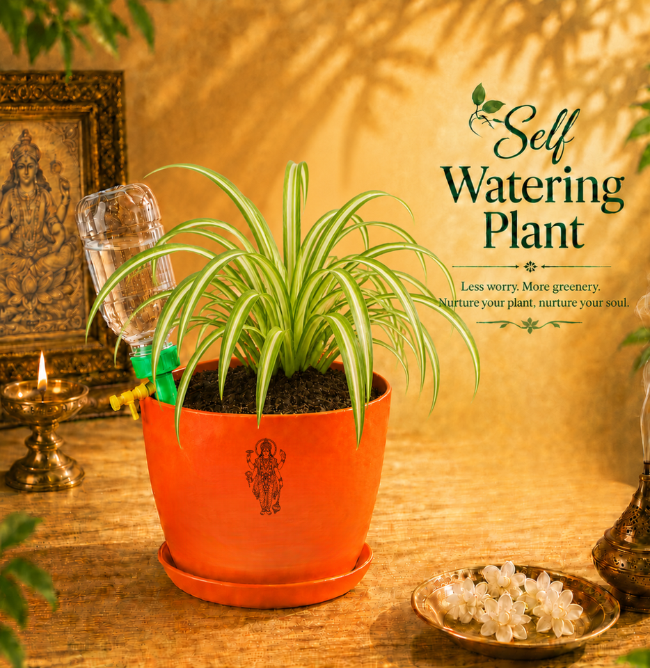 Spider Plant — Rahu's Cosmic Guardian
