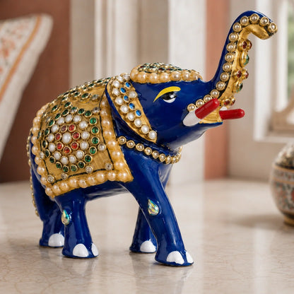 Decorative Meenakari Elephant Statue