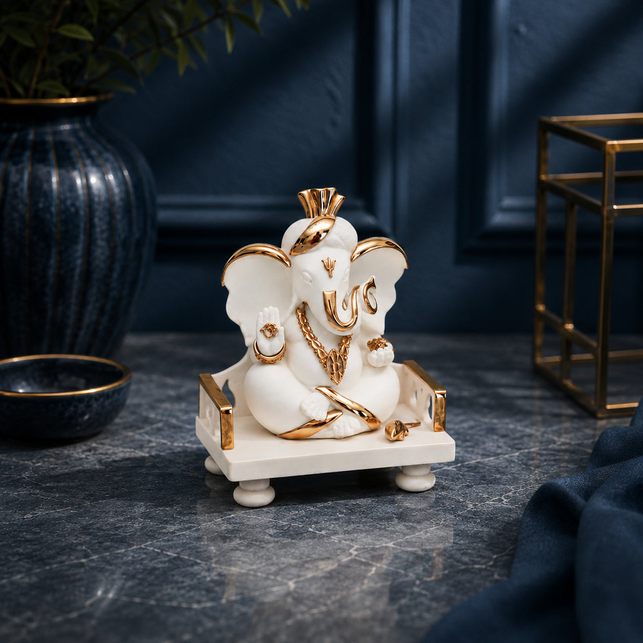 Ganesh Pagdi Idol in Divine Grace