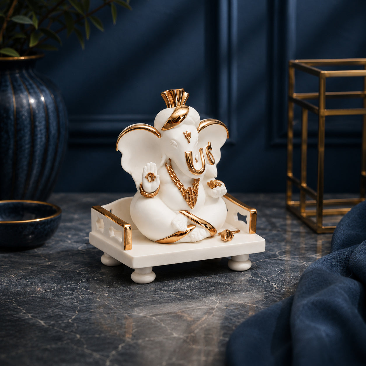 Ganesh Pagdi Idol in Divine Grace