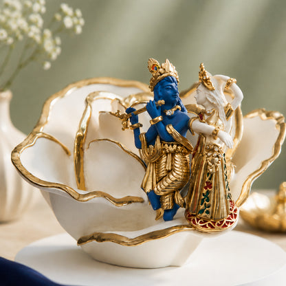 Radha Krishna Rose Murti in Eternal Love