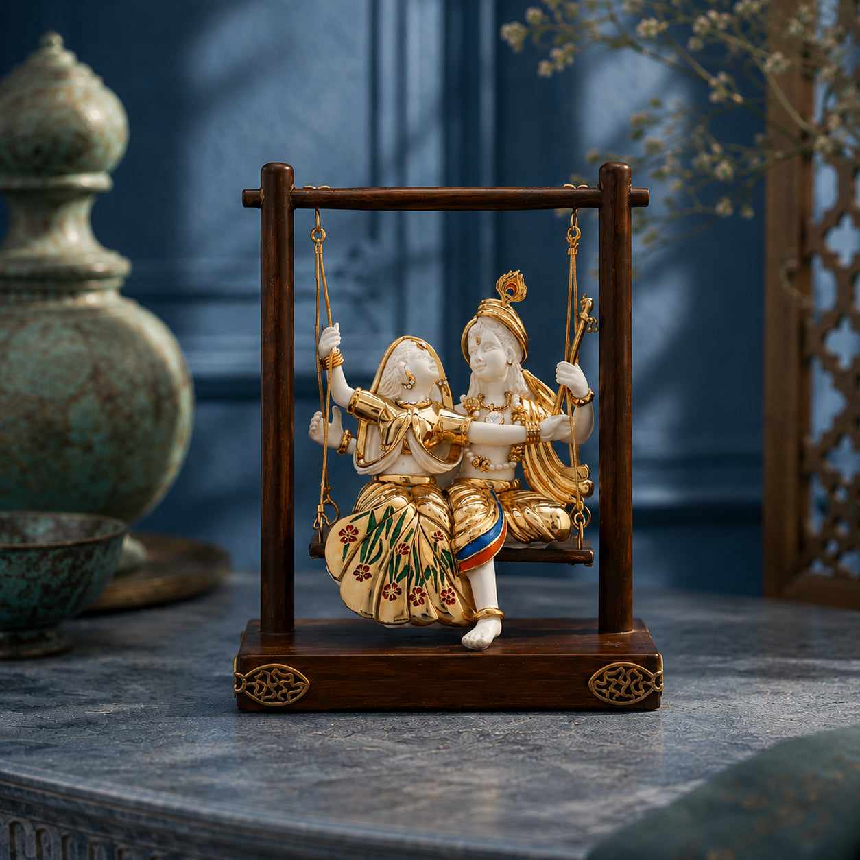Radha Krishna Jhula Murti in Eternal Love