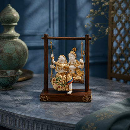 Radha Krishna Jhula Murti in Eternal Love