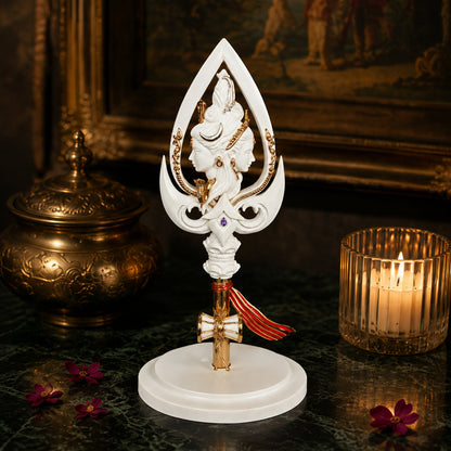 Shiv Parvati Trishul Murti in Eternal Togetherness