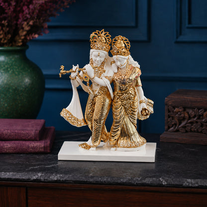 Radha Krishna Standing Murti in Eternal Love
